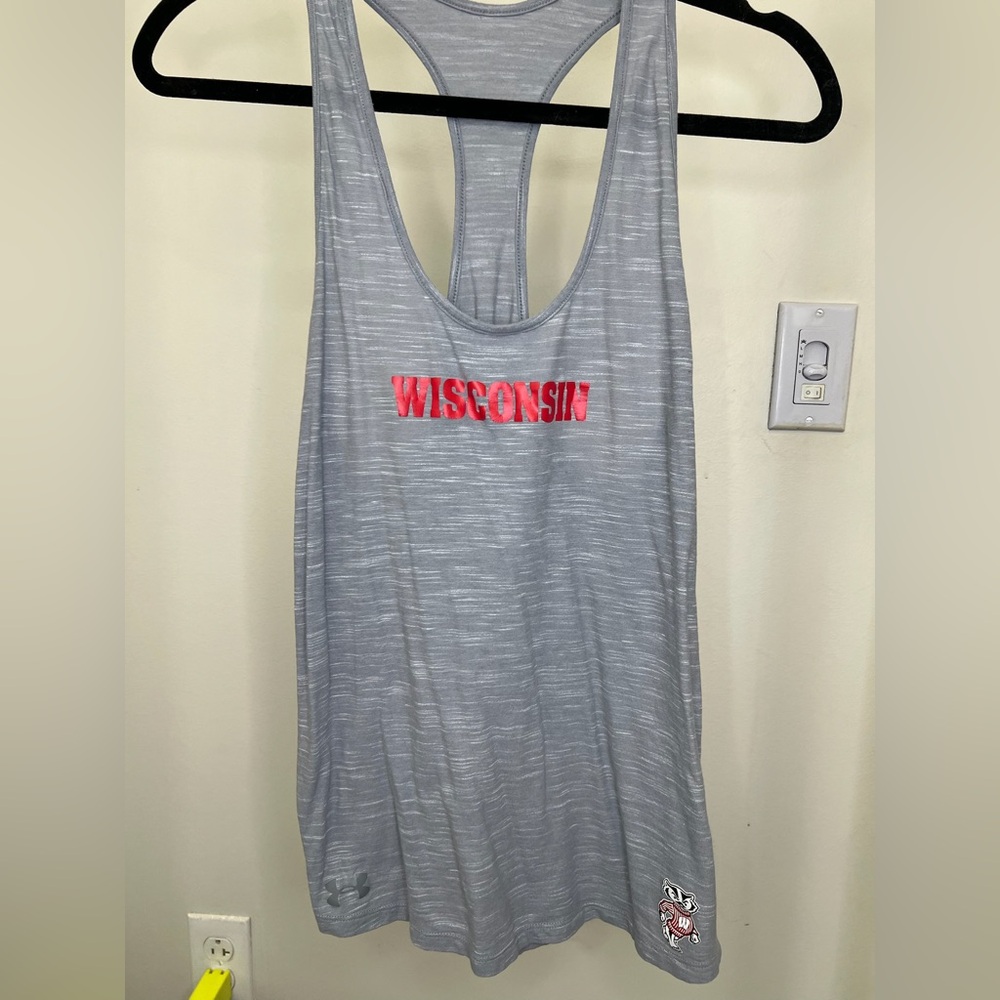 Wiconsin Under Armour Workout Tank - not positive on size by would guess medium